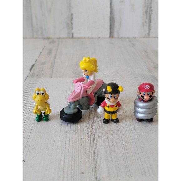 Mario Bros Princess Peach Koopa Troopa playset toy figure collectible - Picture 1 of 9